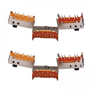 Schleifschalter SS25D01 Doppelte-Reihe 12-Pin Schaltschalter elektronisches Produkt Mikro -vertikaler Schleifschalter